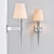 Elegant Waterloo Single Wall Lamp 3D model small image 1