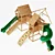 Majestic Double Swing Set 3D model small image 1