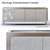 Sleek Decorage Entertainment Console 3D model small image 1