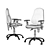 OFFIX GTR Freelock Chair: Style Redefined 3D model small image 2
