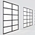 Industrial Loft Metal Partitions 3D model small image 3