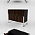 Sleek ARRIS Chrome Chest of Drawers 3D model small image 2