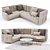 Bonaldo Alvar: Modern Comfort Sofa 3D model small image 1