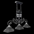 Elegant Aivengo Chandelier: Stunning Suspension 3D model small image 3