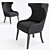 Elegant Eichholtz Elson Chair 3D model small image 1