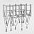 Elegant Crystal Chandelier 3D model small image 3