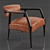 Elegant Alistair Occasional Chair 3D model small image 2