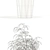 Modern FACET Planters: Elevate Your Space 3D model small image 3
