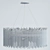Astoria 80x80х33: Elegant Chandelier by Dantone 3D model small image 3