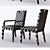 Decorage Dining Set by Bernhardt 3D model small image 2