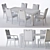 Decorage Dining Set by Bernhardt 3D model small image 3