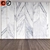Lush White Ceramic Wall Tile: 120x250 cm 3D model small image 1