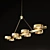 Elegant Montesquieu Linear Chandelier 3D model small image 1