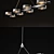 Elegant Montesquieu Linear Chandelier 3D model small image 3