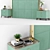 Elegant Art Deco Headboard Set 3D model small image 2