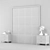 Elegant Art Deco Headboard Set 3D model small image 3