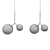 Modern design Double ceiling lamp 3D model small image 2