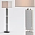 Elegant Brass Floor Lamp 3D model small image 1