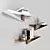 Elegant Albatross Console: A Design Marvel! 3D model small image 2