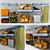 Complete Kitchen Set: Essential Accessories for a Stylish and Functional Kitchen 3D model small image 1