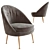 Exquisite Malay Armchair 3D model small image 1