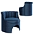 Luxury Hera Armchair - Brabbu 3D model small image 1