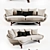 Desiree Avi ES: Stylish & Spacious Sofa 3D model small image 2