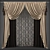 Title: Classic Style Curtains 3D model small image 1