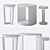 Modern Bernhardt Axiom Chairside Table 3D model small image 3