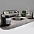 Modern Design - Minotti Tape Armchair 3D model small image 3