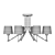 Freya Christina Ceiling Light - BRDF Options - 730mm Diameter 3D model small image 2