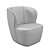 Gubi Stay Lounge: Elegant Comfort in Two Sizes 3D model small image 2