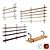 Modern Modular Shelf System - Gubi Etageres Mategot 3D model small image 1