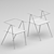 Sleek Metal Chair - 2013 Design 3D model small image 2