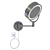 Dual-View ES-002 Mirror: Sleek Chrome Finish 3D model small image 2