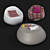 Stylish Vondom Stones Armchairs & Coffee Table 3D model small image 1