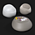 Stylish Vondom Stones Armchairs & Coffee Table 3D model small image 3