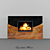 Modern Fireplace: No. 29 3D model small image 1