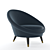 Egg Chair: Comfort Meets Style 3D model small image 1