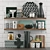 Kitchen Decor Shelf with Utensils 3D model small image 1