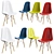 Stylish Eames DSW Replica Chairs 3D model small image 1