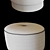 Luxurious Baxter Pouf Set: Draga & Aure Collection 3D model small image 3