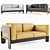 Modern Bastiano Knoll Sofa 3D model small image 1