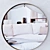 Modern Minimalist Glass Fiam Pinch 3D model small image 2