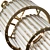 Antique Brass Double Lantern 3D model small image 3