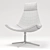 Italian-made Kayak Lounge Armchair: Premium Quality Office Furniture by Kastel 3D model small image 2