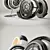 Sleek Sennheiser HD800 Headphones 3D model small image 2