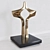 Elegant Joseph Burlini Flight Sculpture 3D model small image 1