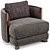 Commodore Chair: Sleek and Stylish Seating 3D model small image 1