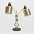 Riddle Double Table Light: Artistic Illumination 3D model small image 1